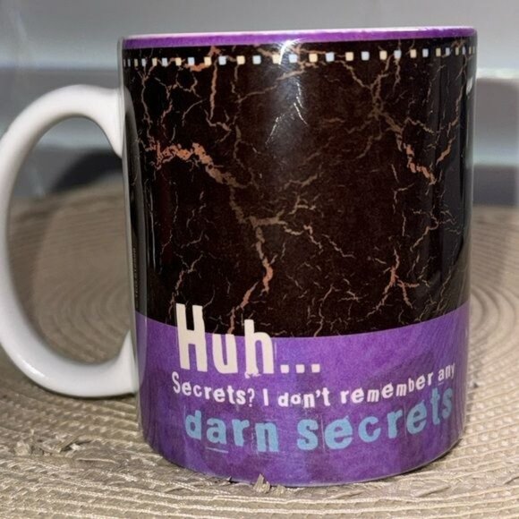 Set Of 2 Ceramic Coffee Mugs With Novelty & Vintage Designs - Picture 4 of 12